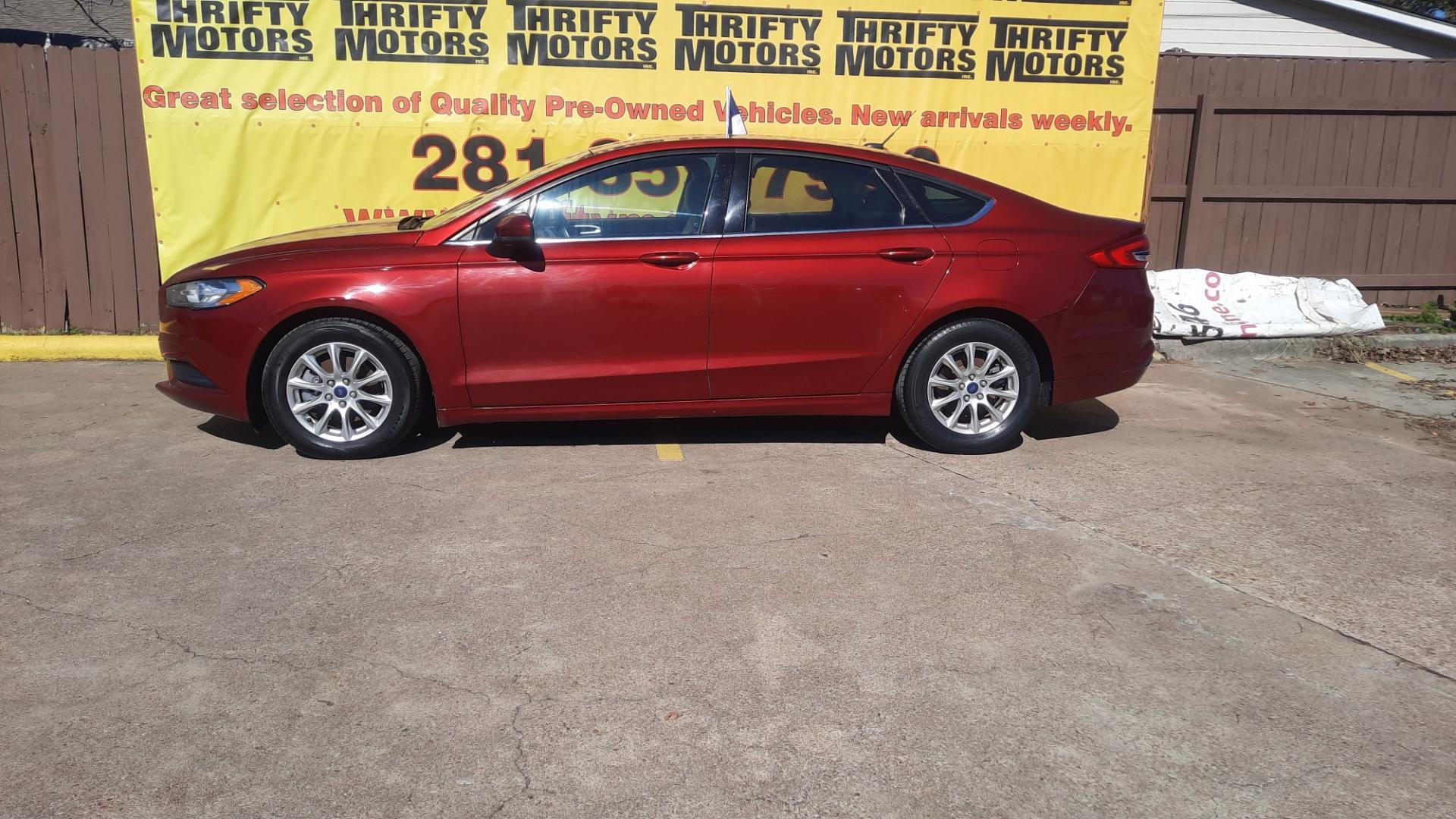 2017 Ford Fusion (3FA6P0G75HR) , located at 16710 Clay Rd., Houston, TX, 77084, (281) 859-7900, 29.834864, -95.656166 - Photo#0